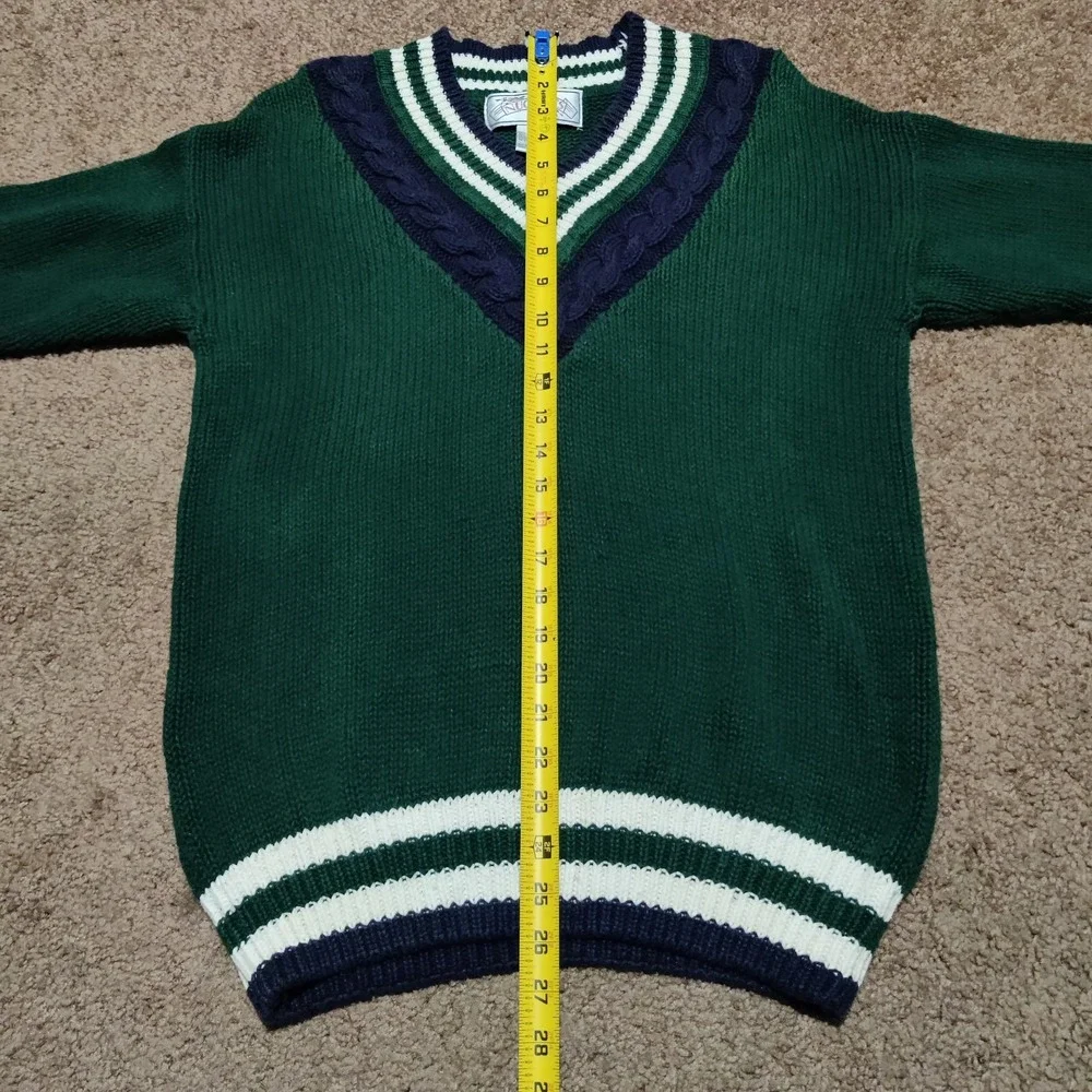 Vintage Nuggets Sweater Preppy College Highschool Cheer Cable Knit Women's Small